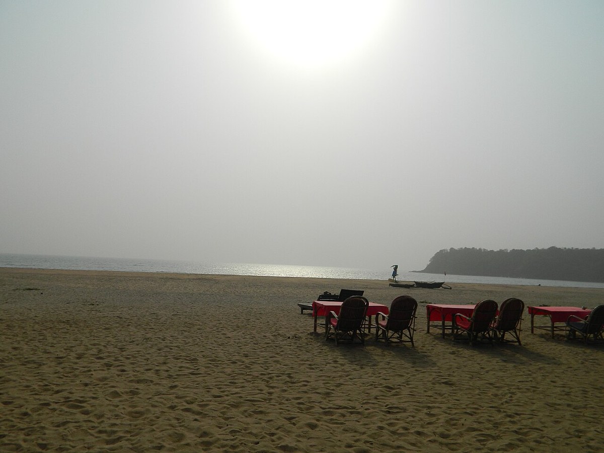 Quiet stretch of Agonda Beach, South Goa