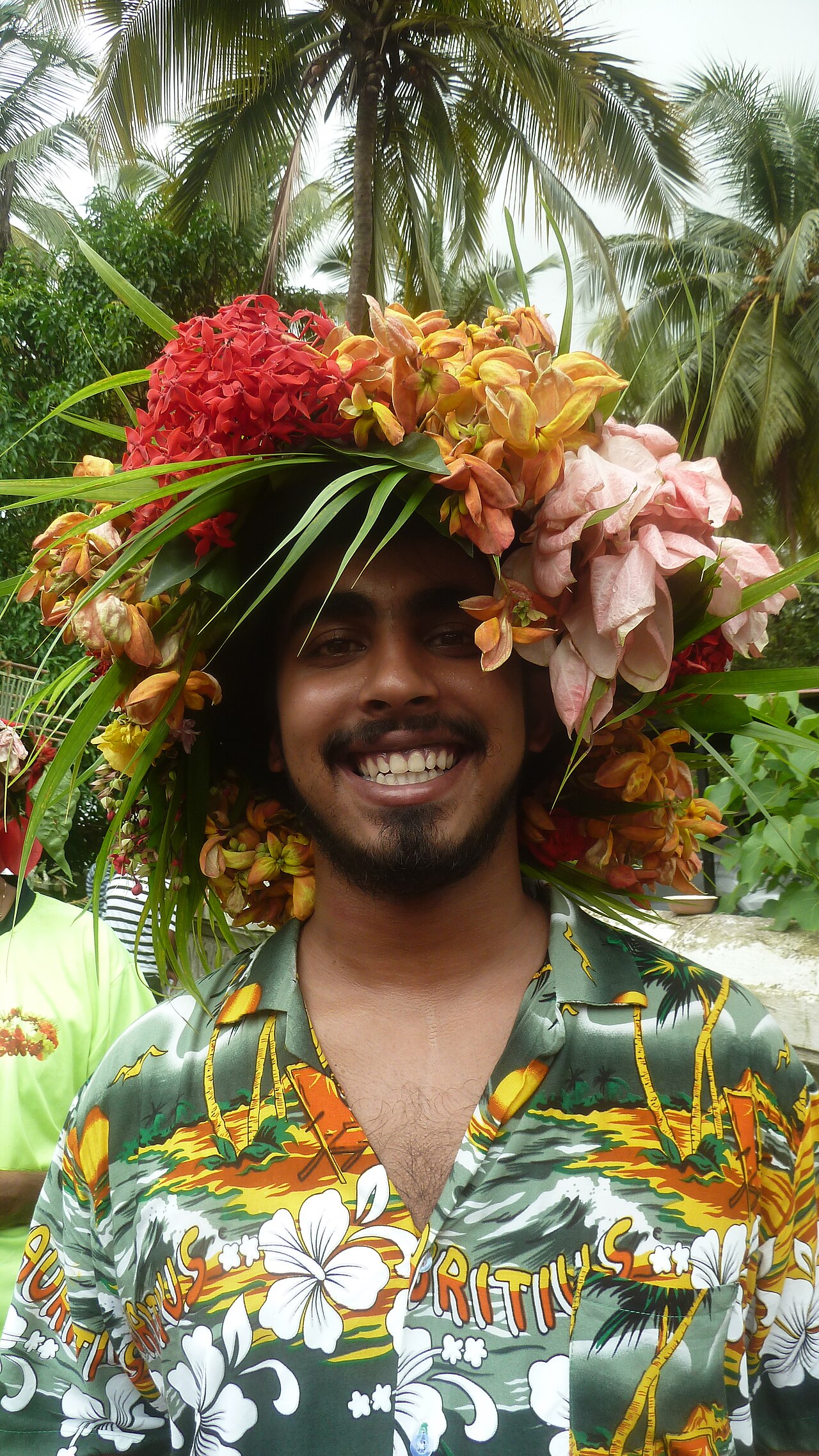 Floral crown worn for the São João festival