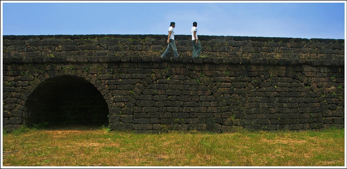 Fort Aguada, a 17th-century Portuguese fort on the Goan coast